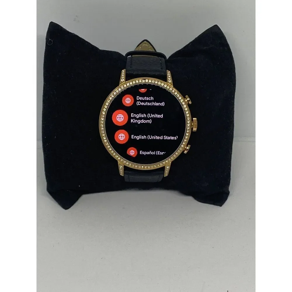 Fossil Gen 4 Authentic Digital Dial Smart Watch Custom Band FTW6015 AB175